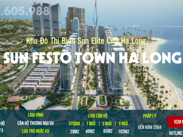 Thông tin Dự án Sun Festo Town Hạ Long Bãi Cháy 2026