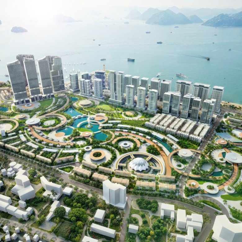 Mặt bằng phối cảnh khu đô thị Sun Elite City Bãi Cháy Quảng NInh