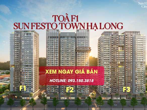 Toà F1 Căn hộ khoáng nóng Sun Festo Town Hạ Long