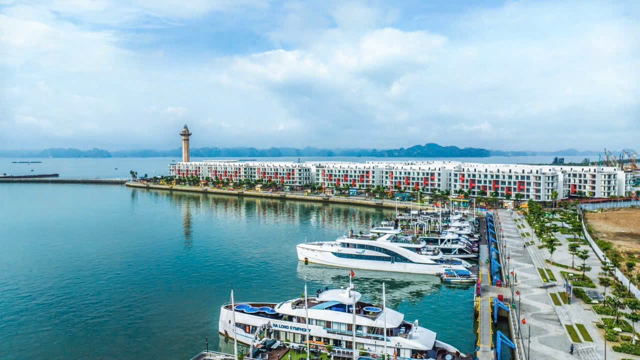 Hình ảnh thực tế shophouse Sun Porto Town Hạ Long